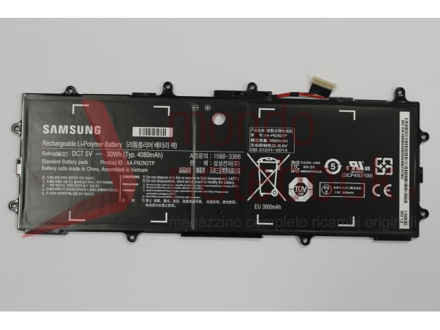 Batteria Originale Samsung Tablet Ativ Tab 5 Smart PC 500T (XE500T1C)
Samsung Notebook NP905S3G NP91
