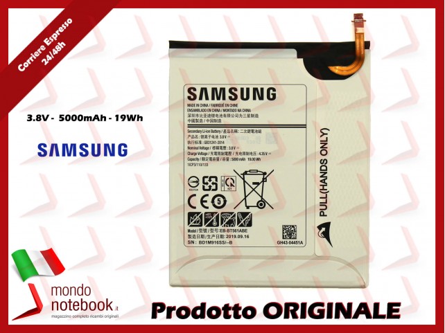 Batteria Originale Samsung Tablet Galaxy Tab E SM-T560 - EB-BT561ABE