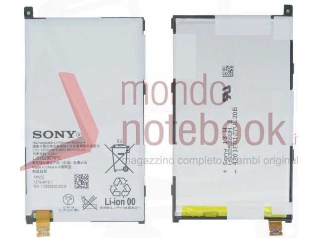 Batteria Originale Sony Smartphone Xperia Z1 Compact D5503