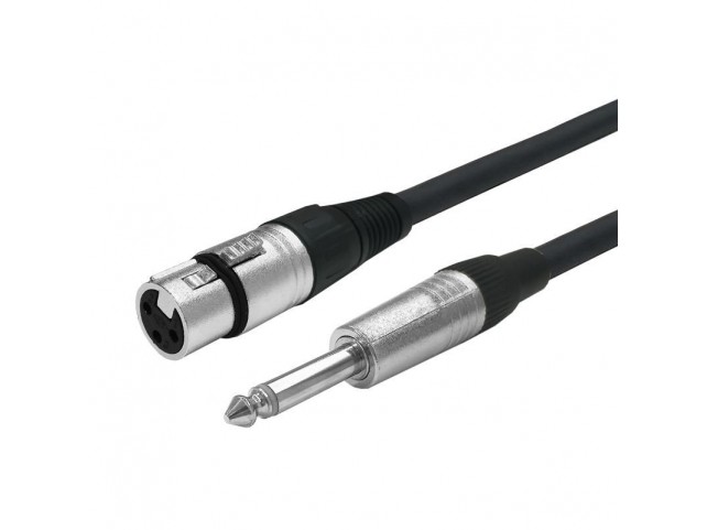 Vivolink XLR F to Mono Jack 6.35mm,  Cable 1 meter