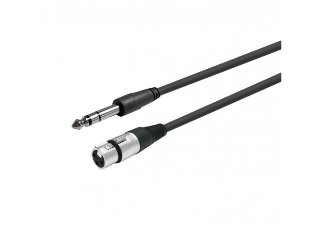 Vivolink XLR F to Stereo Jack 6.35mm,  Cable 10 meter