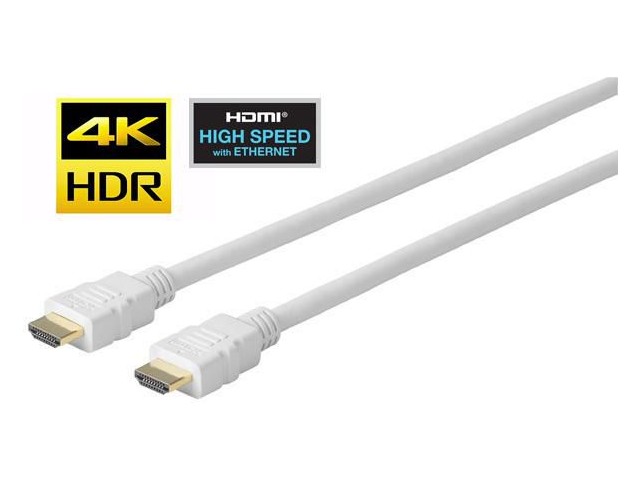 Vivolink Pro HDMI Cable White 7.5m  Ultra Flexible .