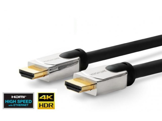 Vivolink PRO HDMI CABLE METAL HEAD  HDMI 2.0 4K .