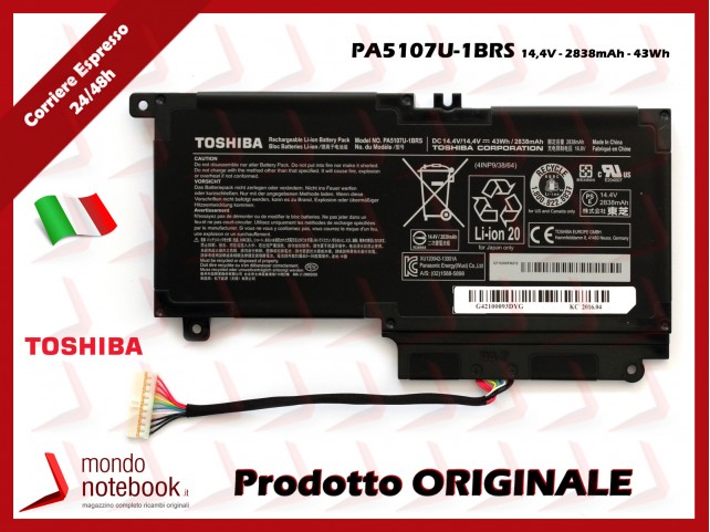 Batteria TOSHIBA Satellite L50-A L55 L55T P50-A P50T-A P55 S55 S50D-A S55T L45D