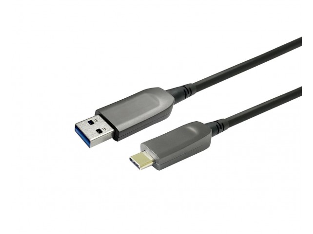 Vivolink USB-A to USB-C M/M Optic  Fiber Cable 20m