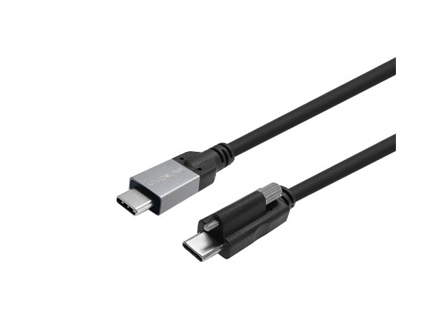 Vivolink USB-C Screw to USB-C Cable 5m  Supports Certified for