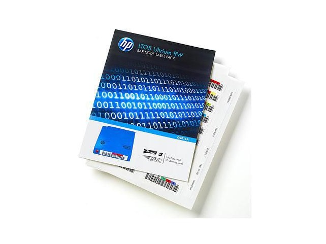 Hewlett Packard Enterprise LTO-5 Ultrium RW Bar Code  Labels 100pcs **New Retail**