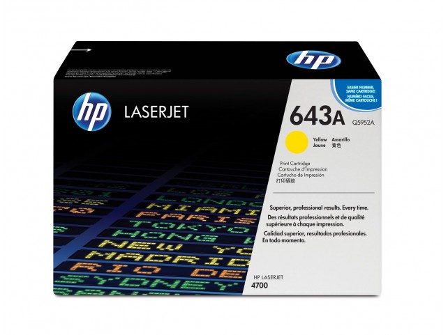 HP Toner Yellow Color 4700  Pages 10000