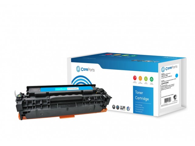 CoreParts Toner Cyan CF411A  Pages: 2.300 Nordic Swan