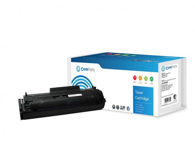 CoreParts Toner Black Q2612A  Pages: 2.000, Nordic Swan