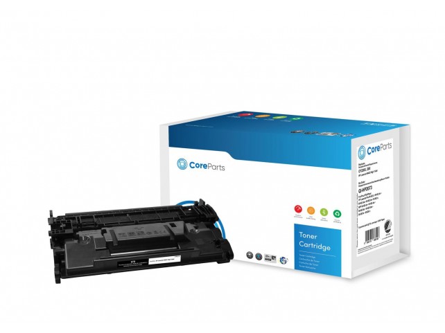 CoreParts Toner Black CF226X  Pages: 9.000, Nordic Swan HP