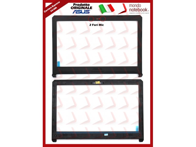 Bezel Cornice LCD ASUS FX504GD FX80 FX80G FX504GE (2 Fori Mic)