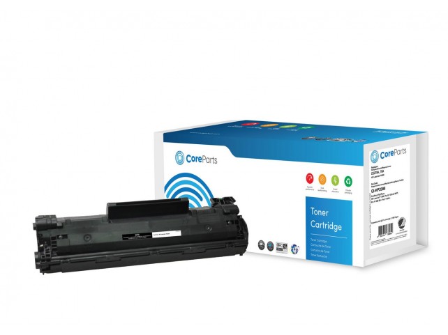 CoreParts Toner Black CE278A  Pages: 2.100, Nordic Swan