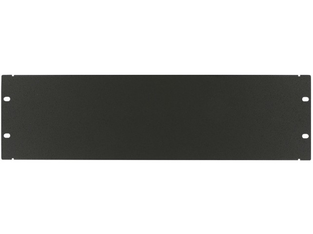 Lanview 3U 19" SCREW TYPE BLANK PANEL  BLACK