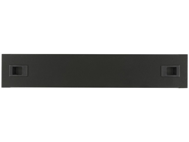 Lanview 2U 19" SNAP LOCKING BLANK  PANEL BLACK