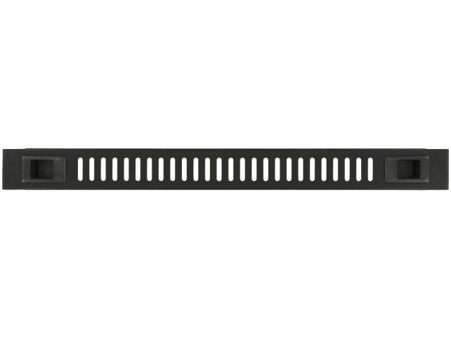 Lanview 1U 19" SNAP LOCKING, VENTED  BLANK PANEL BLACK