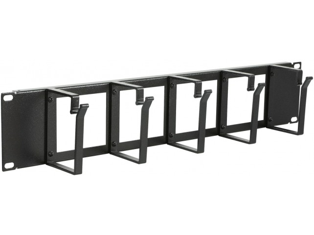 Lanview 2U 19" CABLE ORGANIZER PANEL  WITH CABLE ENTRY HOLE