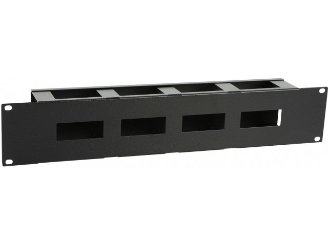 Lanview 2U 19" S TYPE CABLE  MANAGEMENT PANEL WITH COVER