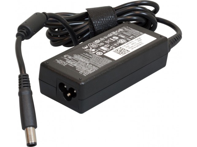 Dell AC Adapter, 65W, 19.5V, 3  Pin, 7.4mm, C6 Power Cord