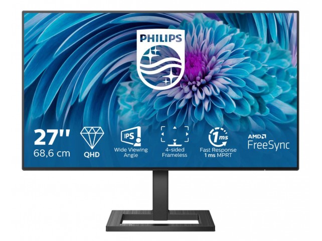 Philips 27, 2560x1440, IPS Flat, H/A  E Line 275E2FAE/00, 68.6 cm
