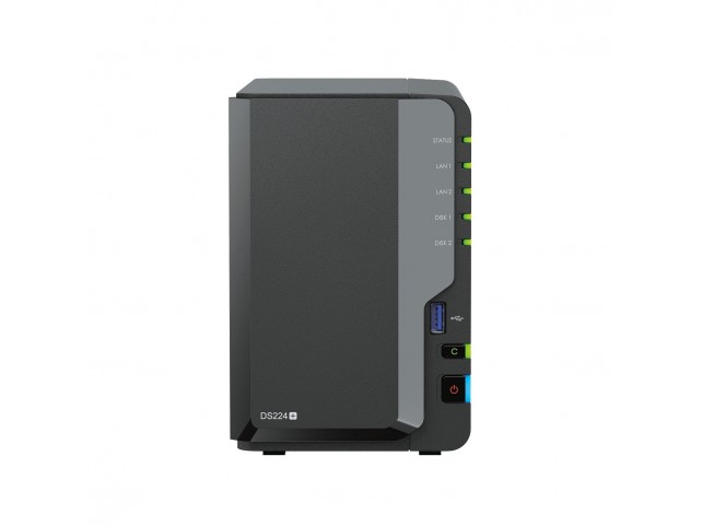 Synology Desktop, 2-BAY, QUAD CORE,  2GB RAM