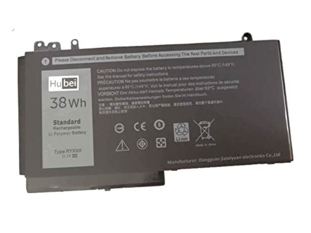 Dell Battery, 38WHR, 3 Cell,  Lithium Ion