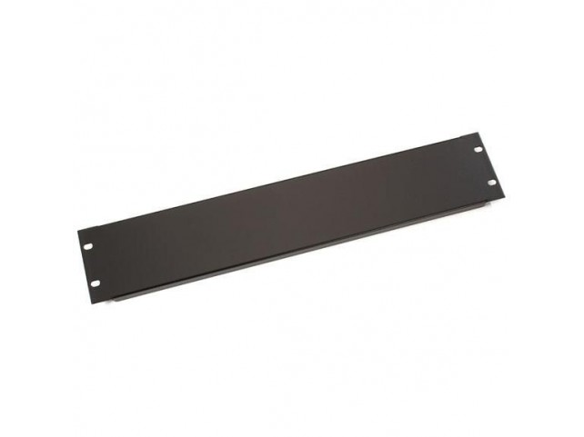 Black Box FILLER PANEL 2 RU BLACK  RMTB02, Black, 2U, 8.89 cm