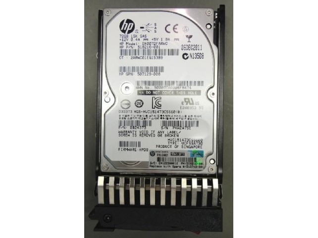 Hewlett Packard Enterprise 72-GB Hot Plug 6G SAS SFF  **Refurbished**
