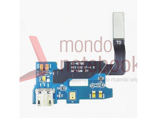 Board di Alimentazione Microfono Flex Cable Samsung GT-N7100 Galaxy Note 2