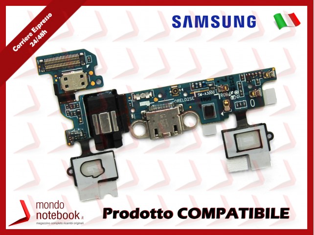 Board di Alimentazione Microfono Flex Cable Samsung SM-A300F SM-A300FU Galaxy A3 2015