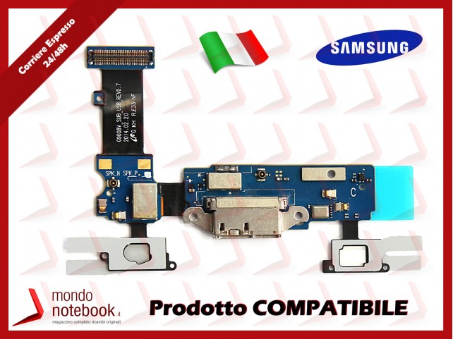 Board di Alimentazione Microfono Flex Cable Samsung SM-G900F Galaxy S5 Rev. 0.7