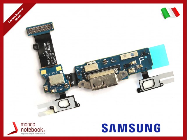 Board di Alimentazione Microfono Flex Cable Samsung SM-G900F Galaxy S5 Rev. 06H - 06K - 08 - 08A - 0