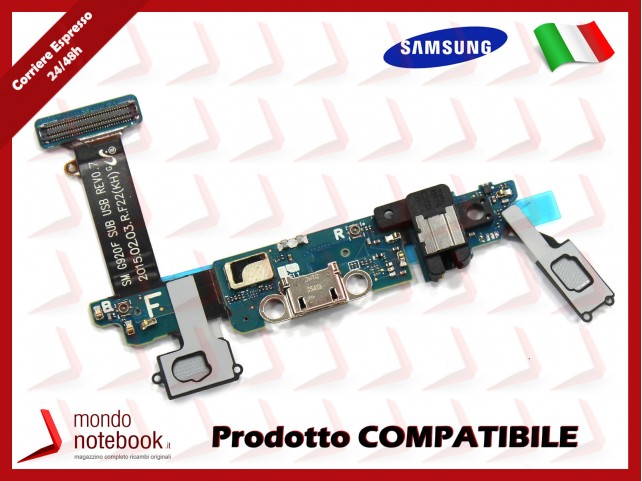 Board di Alimentazione Microfono Flex Cable Samsung SM-G920F Galaxy S6