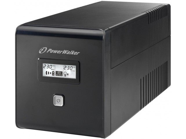 PowerWalker VI 1000 LCD UPS 1000WVA/600W  1000VA/600W Line-Interactive