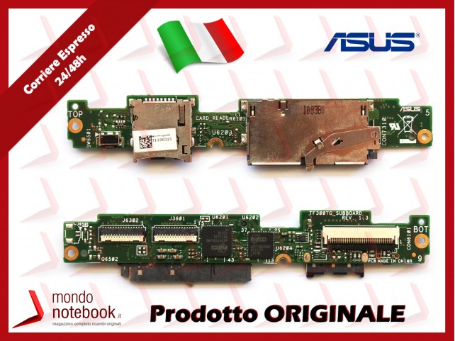 Board Micro SD Slot SIM Touch Asus Transformer Pad TF300TG TF300TL