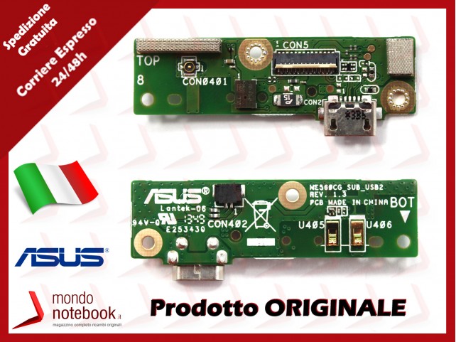Board USB ASUS FonePad ME560CG SUB_BD./AS