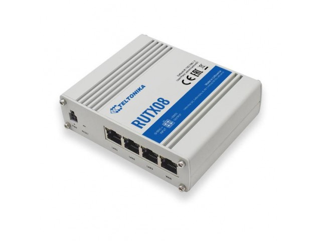 Teltonika RUTX08 INDUSTRIAL ETHERNET  ROUTER Standard package