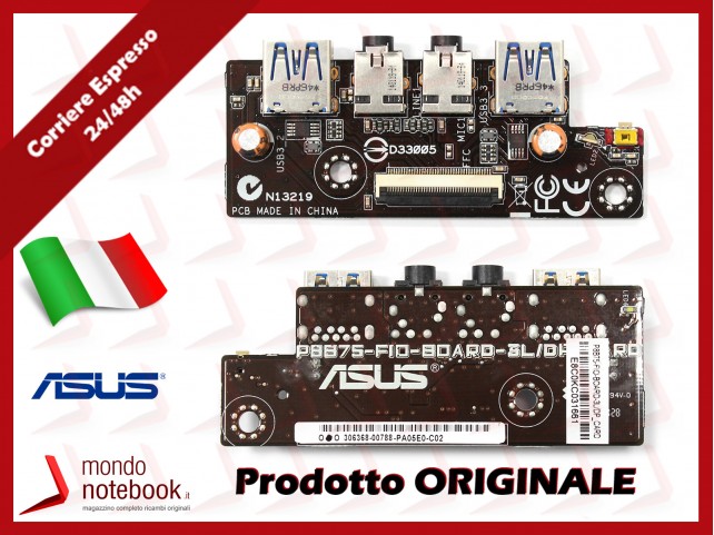 Board USB ASUS P8B75-FIO-BOARD-3L/DP_CARD