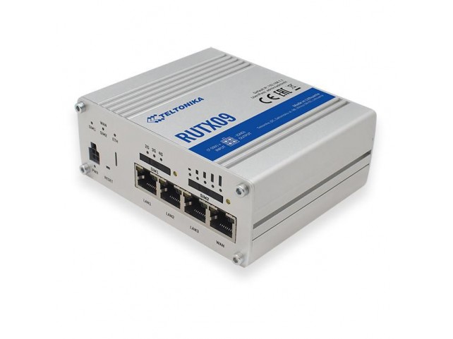 Teltonika RUTX09 LTE CAT6 RUGGED ROUTER  Standard package