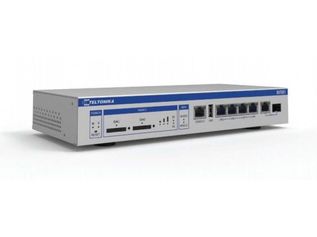 Teltonika RUTXR1 ENTERPRISE  RACK-MOUNTABLE SFP/LTE ROUTER
