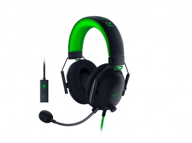 Razer Blackshark V2 Headset Wired  Head-Band Gaming Black, Green