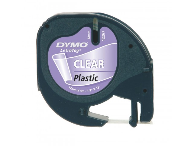 DYMO LetraTAG Tape / 12mm x 4m  Transparant