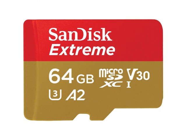 Sandisk Extreme 64 Gb Microsdxc Uhs-I  Class 3