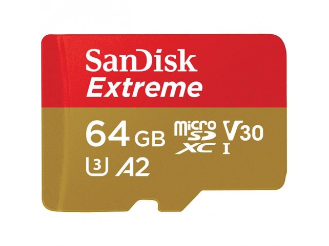 Sandisk Extreme 64 Gb Microsdxc Uhs-I  Class 10