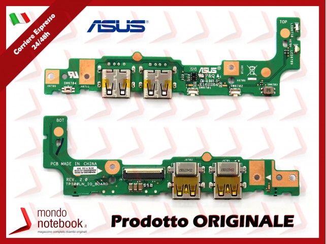 Board USB I/O Pulsante Accensione Volume ASUS Transformer Book Flip TP500L