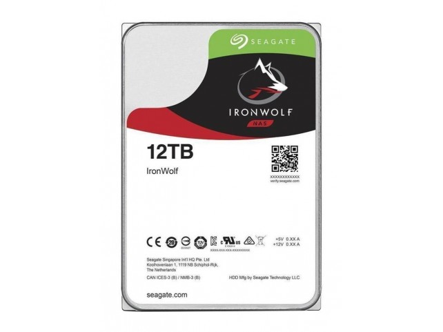 Seagate IronWolf 12 TB SATA 6Gb/s 7200  24x7