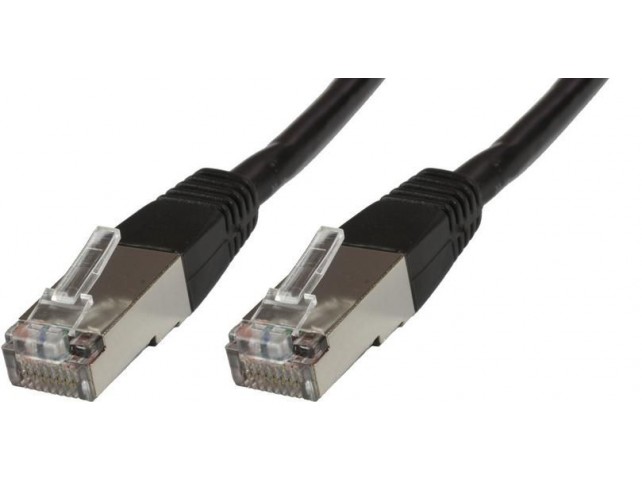 MicroConnect F/UTP CAT6 0.25m Black LSZH  Outer Shield : Foil screening