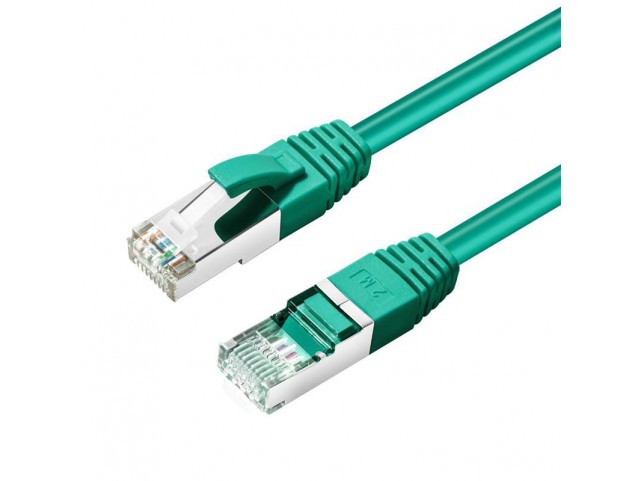 MicroConnect F/UTP CAT6 20m Green LSZH  Outer Shield : Foil screening