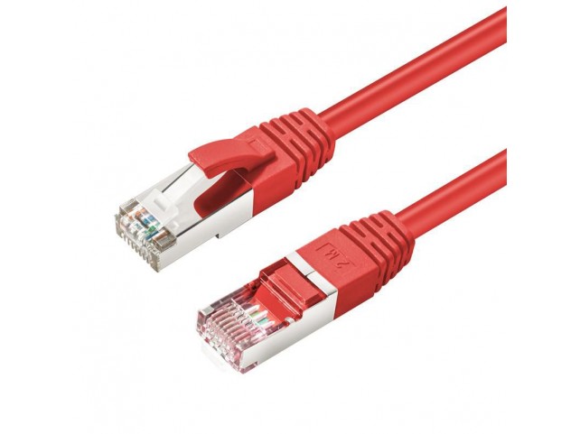MicroConnect F/UTP CAT6 20m Red LSZH  Outer Shield : Foil screening