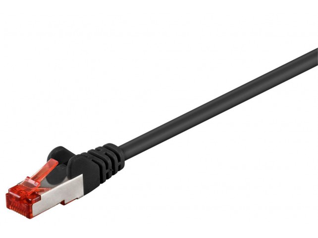 MicroConnect F/UTP CAT6 25m Black LSZH,  AWG26 CU STP625S, 25 m, Cat6,